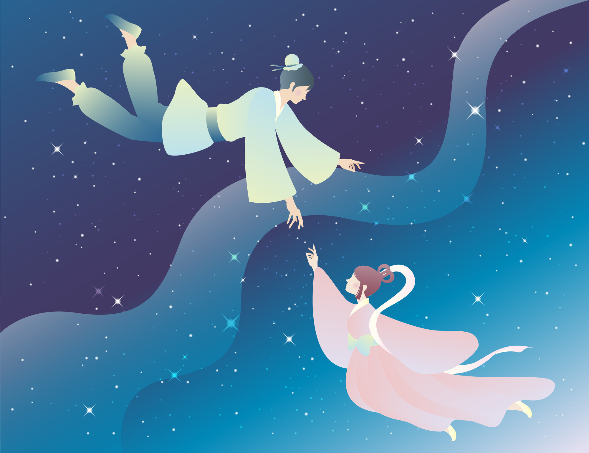 Orihime and Hikoboshi